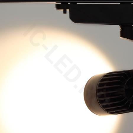 Светодиодный светильник трековый GDD-147 3L 3X22 (20W, warm white)