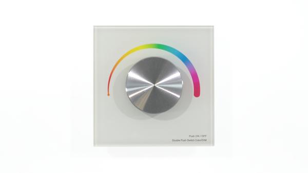 Панель T3-K White IC49 (12-24V, RGB, Rotary, RF 2.4GHz)