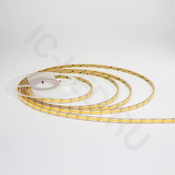 Светодиодная лента COB, 480 chip/m, warm white, 12V, IP68, CRI>90, R19  Светодиодная лента COB, 480 chip/m, warm white, 12V, IP68, CRI>90, R19