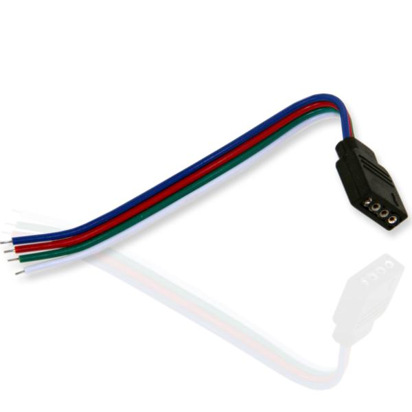 Светодиодные Коннектор соединительный  RGB - 4PIN