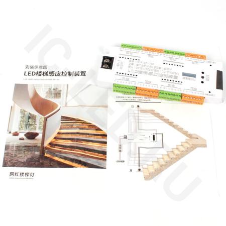 Контроллер для ступеней V2-STEP-1002 P40 (12/24V, 1-32x18W channel)