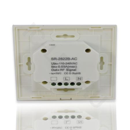 Сенсорная панель диммер SR-2822B-AC (2 зоны)