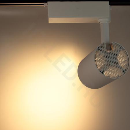 Светодиодный светильник трековый JH-GDX-05 2L PX93 (30W, 220V, warm white, белый корпус)
