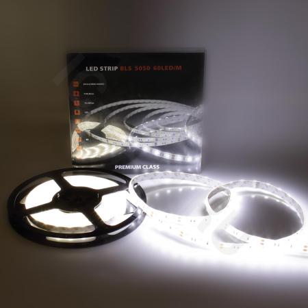 Светодиодная лента Class Premium, 5050, 60 led/m, White, 12V, IP65, А22