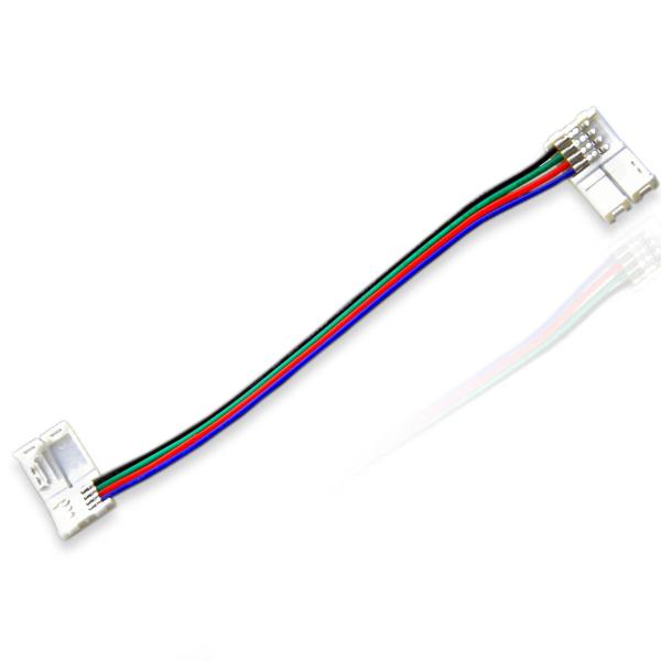 Светодиодные Коннектор соединительный 10mm RGB с проводами