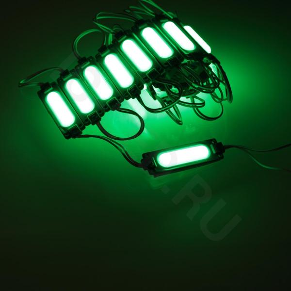 Светодиодный модуль 5730-6 MOD82 (12V, 1.5W, green, IP44) Светодиодный модуль 5730-6 MOD82 (12V, 1.5W, green, IP44)