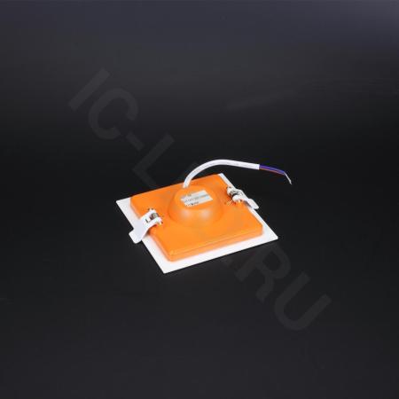 Светодиодный светильник DL-SS-6W MB39 (220V, 6W, square 118mm, white)