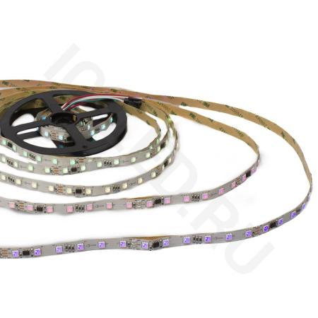 Светодиодная лента 5050, 60 led/m, V700 (RGB-SPI, WS2811, 24V, белый шлейф, IP20) 