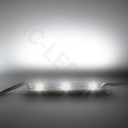 Светодиодный модуль прямоугольный 2835-3 MOD20 (0.6W, 12V, White)