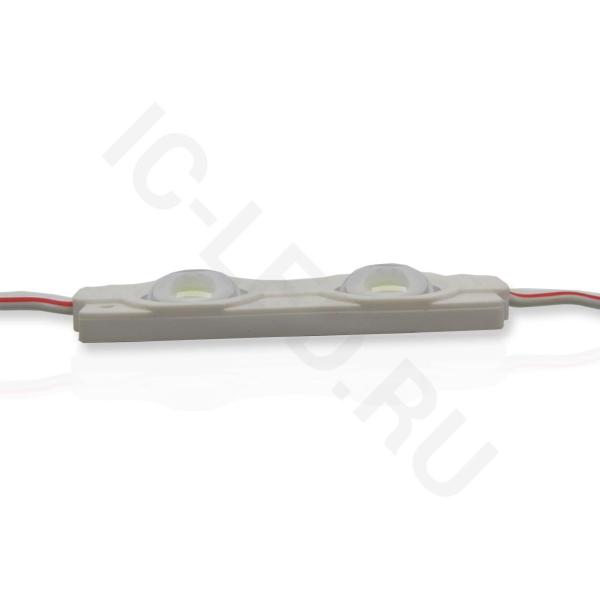 Светодиодный модуль прямоугольный 5730-2 ZB2T (1,2W, 12V, Cool White) Светодиодный модуль прямоугольный 5730-2 ZB2T (1,2W, 12V, Cool White)