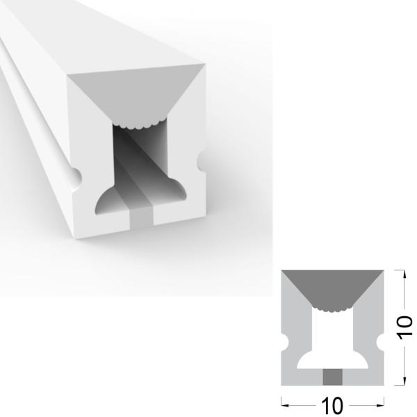Cиликоновая оболочка T1010 S4 (10*10mm, pcb 6mm)