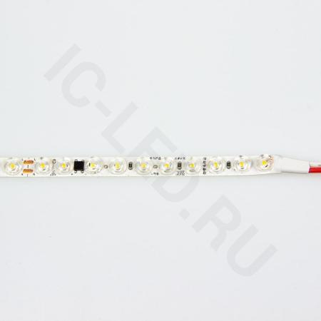 Светодиодная лента линзованная 220VAC 2835 100led/m, 12W/m, warm white, A114, nano IP53, со скотчем