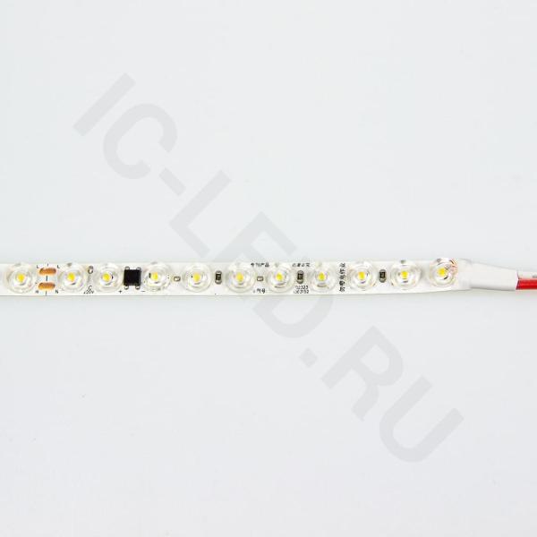 Светодиодная лента линзованная 220VAC 2835 100led/m, 12W/m, day white, A116, nano IP53, со скотчем