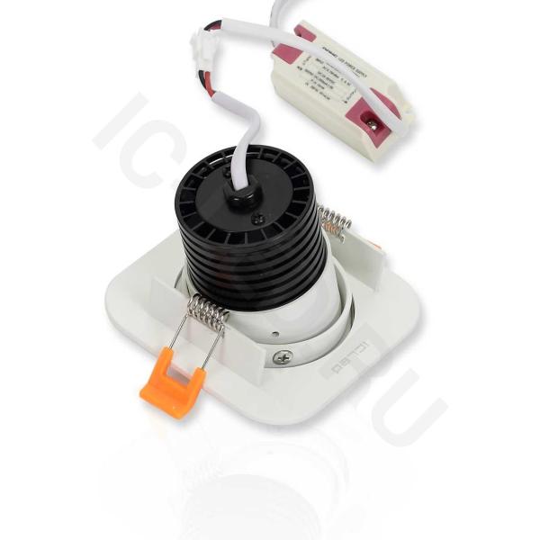 Светодиодный светильник Spotlight AR34 white (7W, Warm White) Светодиодный светильник Spotlight AR34 white (7W, Warm White)