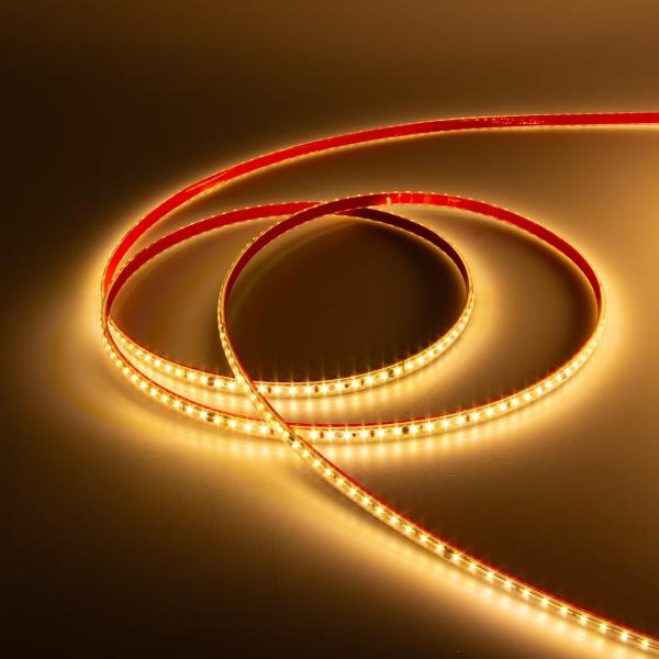 Светодиодная лента 220VAC, 2835, 120led/m, 4.8W/m, warm white 3000K, A118, IP67, 10mm, со скотчем