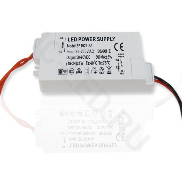 Светодиодный драйвер XS1824 LD30 (220V, 24W, 65-88V, 250mA)