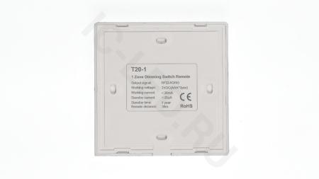 Сенсорная панель T20-1 White IC24 (DIM, 1 zone, RF 2.4GHz, 3VDC(AAAx2))