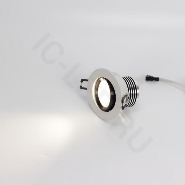 Светодиодный светильник S1001-5W-R85W BW6 (220V, 5W, day white, круглый D90mm)