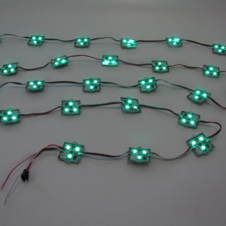 Светодиодный управляемый модуль MS107 M3535-12V-3Led-smd5050-WS2811