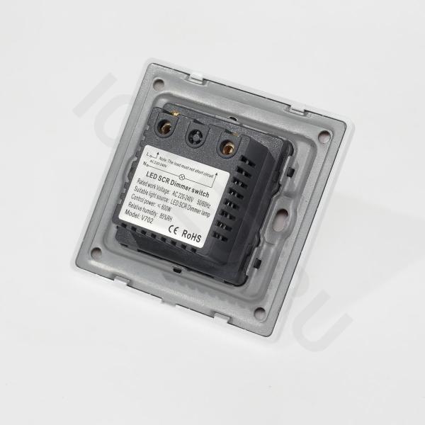Светорегулятор поворотный V702 P1 (220V, 600W, TRIAC) Светорегулятор поворотный V702 P1 (220V, 600W, TRIAC)