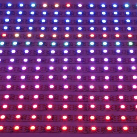 Светодиодная лента LUX class, 5050, 60 led/m, V62, RGB-SPI (WS2811A), 5V, белый шлейф, IP33 