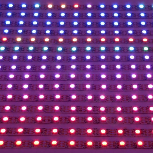 Светодиодная лента LUX class, 5050, 60 led/m, V62, RGB-SPI (WS2811A), 5V, белый шлейф, IP33 