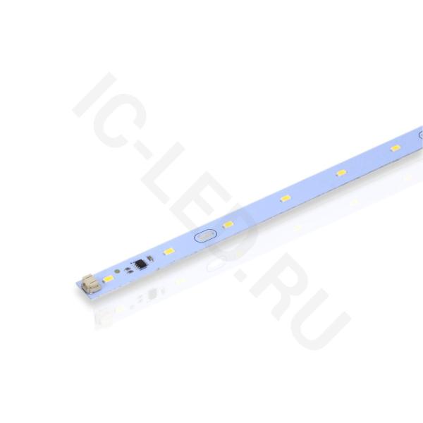 Светодиодная линейка 2835, 12 led, 220V, 6W, 450mm, D186, day white