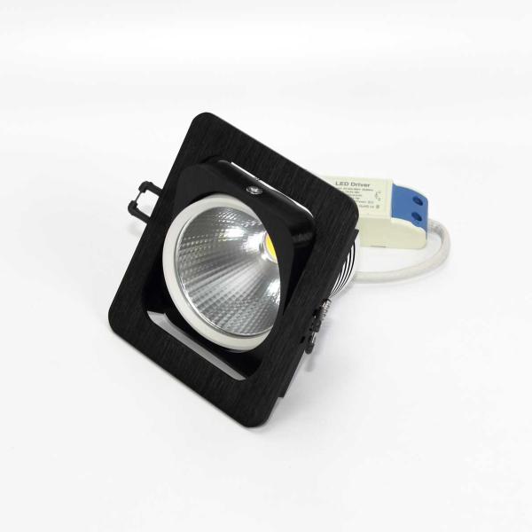 Светодиодный светильник встраиваемый 120.1 series black housing BW14 (10W,220V,day white) Светодиодный светильник встраиваемый 120.1 series black housing BW14 (10W,220V,day white)