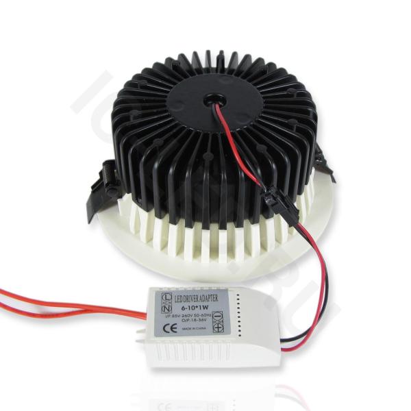 Светодиодный светильник встраиваемый IC-R  (9W, White) Светодиодный светильник встраиваемый IC-R  (9W, White)