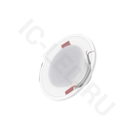 Светодиодный светильник  OM16 (220V, 5W, круглый D120mm, warm white)