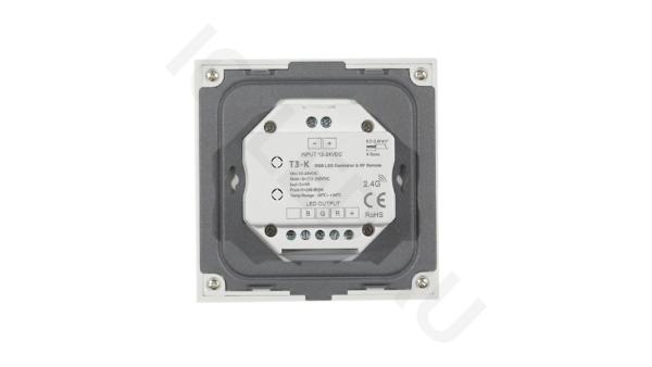 Панель T3-K White IC49 (12-24V, RGB, Rotary, RF 2.4GHz)