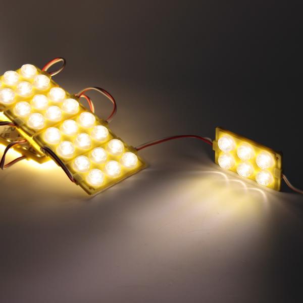 Светодиодный модуль 6 led 3030 MOD113  (12V, 3W, warm white, IP65) Светодиодный модуль 6 led 3030 MOD113  (12V, 3W, warm white, IP65)