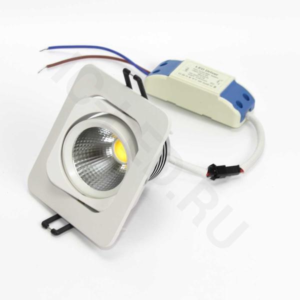 Светодиодный светильник встраиваемый 98.1 series white housing BW103 (5W,220V,day white) Светодиодный светильник встраиваемый 98.1 series white housing BW103 (5W,220V,day white)