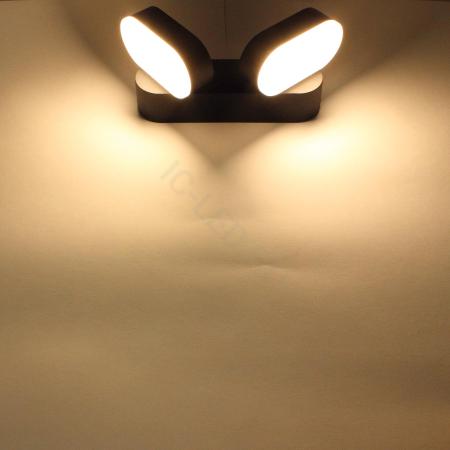 Светодиодный светильник настенный 1682 UC201 (220V, 2х6W, warm white)