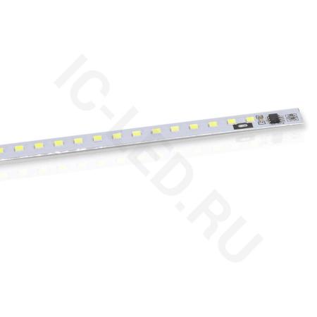 светодиодная линейка 2835, 70 led, 220v, 8w, 570mm, d169, day white
