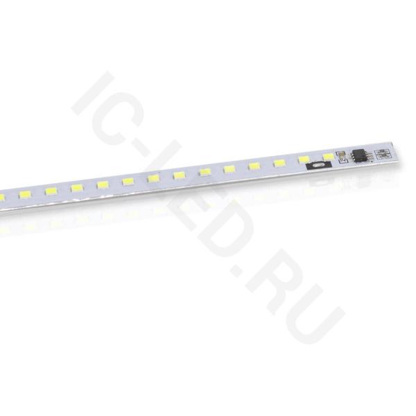 Светодиодная линейка 2835, 70 led, 220V, 8W, 570mm, D169, day white