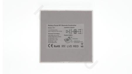 Панель PK1 White IC26 (DIM, Rotary, 1 zone, RF 2.4GHz, 3VDC(CR2032))
