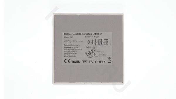 Панель PK1 White IC26 (DIM, Rotary, 1 zone, RF 2.4GHz, 3VDC(CR2032))