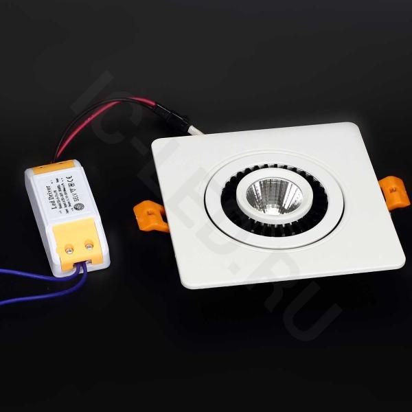 Светодиодный светильник JH-THD14-7W Square B755 (7W, Day white) Светодиодный светильник JH-THD14-7W Square B755 (7W, Day white)