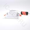 Светодиодный светильник встраиваемый B1 (220V, 12W, day white, квадрат 160x160mm, стеклянная рамка)