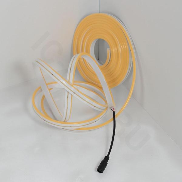 светодиодный гибкий неон 4.5*13, 24v yellow lb17 (блистер 5м)