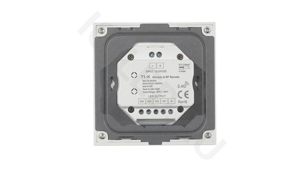 Панель T1-K White IC7 (12-24V, DIM, Rotary, RF 2.4GHz)