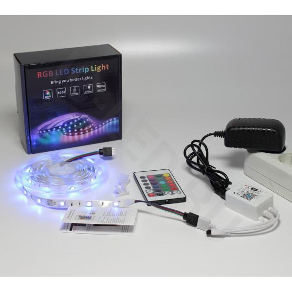 Набор светодиодной ленты 5XRGB30-A01 X11 (12V, RGB 30led/m 5m, IR, Wi-Fi, адаптер 220V, IP20) Набор светодиодной ленты 5XRGB30-A01 X11 (12V, RGB 30led/m 5m, IR, Wi-Fi, адаптер 220V, IP20)