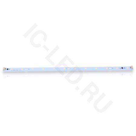 светодиодная линейка 2835, 12 led, 220v, 6w, 410mm, d183, warm white