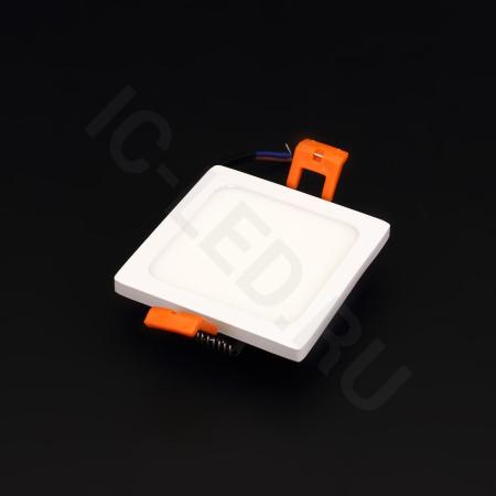 Светодиодный светильник MBD-101 MB4 (5W, square, warm white)