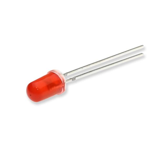 Светодиод ICL-5mm LE70 (red, 2000-3000 mcd, diffuse)