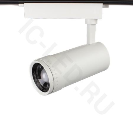 Светодиодный светильник трековый JH-GD001 2L PX53 (30W, 220V, 15-60deg, day white)