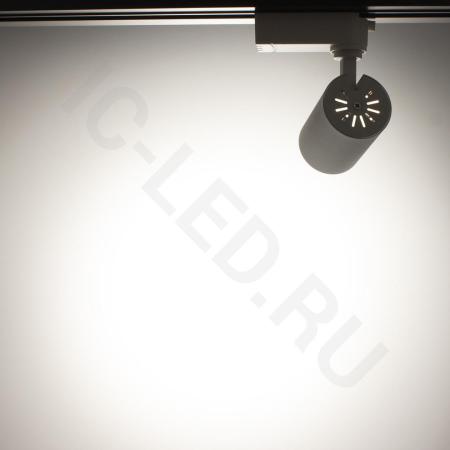 Светодиодный светильник трековый JH-GDD-B02 2L PX86 (10W, 220V, day white, белый корпус)