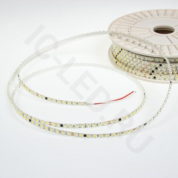 Светодиодная лента линзованная 220VAC 2835 100led/m, 12W/m, day white, A116, nano IP53, со скотчем