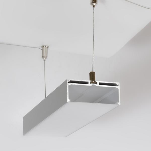 Алюминиевый профиль 201 (2000х75х32мм с рассеивателем)